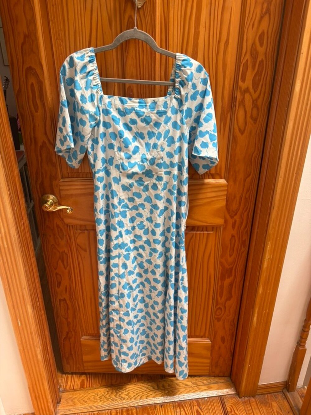 Blue + White Floral JUST Urban Outfitters Dress